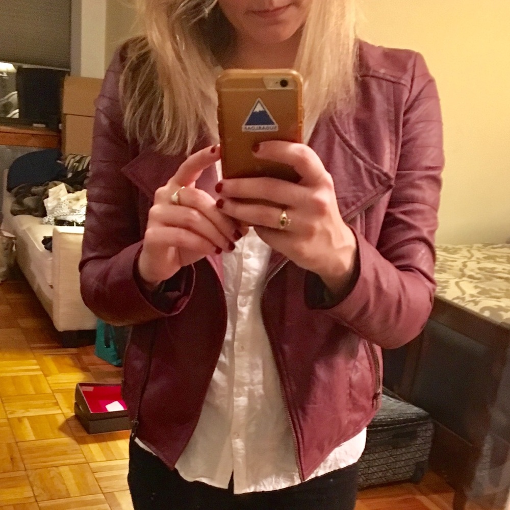 Urban Outfitters Pins & Needles leather jacket
